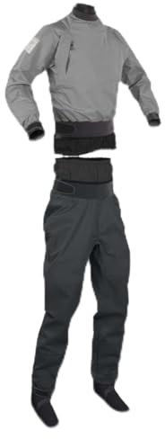 Hcclijo 3 Lagiger Zweiteiliger Trockenanzug Wasserdichter Hosensatz Paddeln Touren Angeln Outdoor Sport Trockenanzug Two Pieces Set S