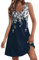Robe Tee Shirt Femme Mi Longue Bohème - Coton D'Été Printemps Soirée Chic - Turquoise XL