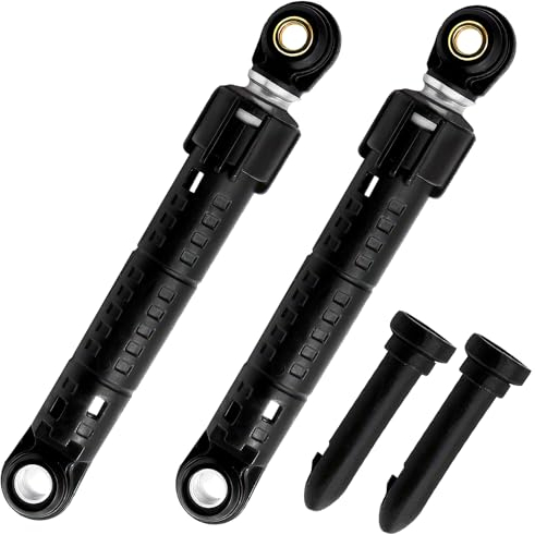 2 Stück Stoßdämpfer Waschmaschine 90N Ø11mm Ø8mm Länge 290 mm – 195 mm mit dem Originalcode 11030890 00448032 448032 für Bosch für Siemens 02200590 für Quelle - Garantie 10 Jahre - MONTERAL