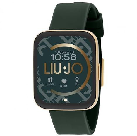 Orologio Smartwatch Donna Liujo Luxury Voice Slim SWLJ095 Cinturino Silicone Verde