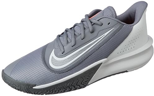 Nike Precision VII Herren Basketball Trainers FN4322 Sneakers Schuhe (UK 7 US 8 EU 41, Smoke Grey Photon dust 003)