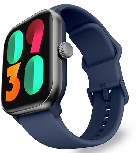 OCTANDRA Pulse 2 VeryFit 4,7 cm AMOLED Smart Watch - Bluetooth Answer Call Alexa Body Energy Heart Rate Oxygen Saturation Sleep Monitor Step Tracker - IP68 Fitness Uhren für Männer Frauen (GTX10)