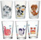 Ritzenhoff & Breker Bicchieri per bambini Hoftiere & Mondo subacqueo, set da 6 pezzi, 205 ml, motivo: animali, lavabili in lavastoviglie
