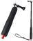Etanche Action Caméra Grip Pôle, Réglable Monopode Bâton, Handle Anti-Glissant Perche à Selfie Pour Sport, Longueur Extensible 19-49 cm (Rouge, 19cm)