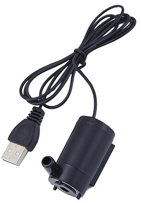 Milisten Pompe À Eau Submersible pour Aquarium Câble De 1 M Moteur À Continu Robuste sans Danger pour Les Poissons sans Cuivre Facile À Nettoyer Noire