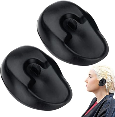 Biniveil Cache-oreilles en silicone pour la coiffure | Protection d'oreille | Protecteurs d'oreille, housses de douche auriculaires réutilisables, cache-oreilles en silicone pour la maison, le salon