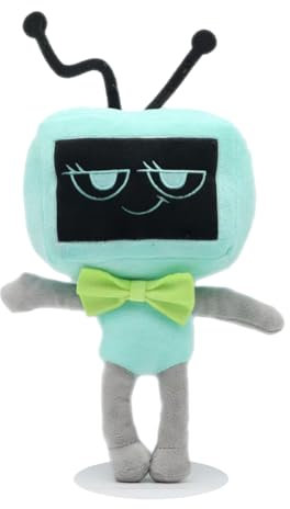 CHENGLI R-oblox Games Plush Dandy Figure Halloween Plushies Cute Dandy R-oblox Games Stuffed Animal Doll for Boys Girls Soft Gift for Halloween Thanksgiving Christmas Birthday