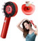 Upgrade Scalp Massaging Brush Red Blue Light with IPX7 Waterproof Hair Massager Electric Scalp Massager Brush Silent for Scalp & Hair, Cordless & Portable (Red-2)