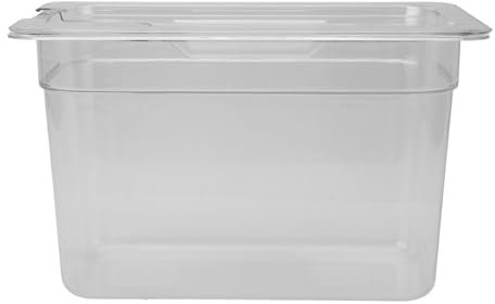 Sous Vide Contenedor, Recipientes de Barra de Ensalada para Nevera Sous Vide Contenedor con Estuche Almacenamiento la Olla Tapa Temperatura Cocina Lenta Cocina