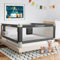 200cm Baby Bettgitter Rausfallschutz Bett,Rausfallschutz Boxspringbett，Klappbar Bettschutzgitter für Kinder mit vertikaler Hebe，Kinderbettgitter Babybettgitter Kinderbettschutzgitter，Anthrazit，1 PCS