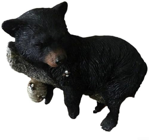 FUBESK Rustikaler Bär Dekofigur für Gärten, Terrassen und Innenräume