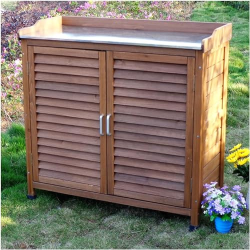 Gartenschrank für den Außenbereich, wasserdicht und sonnenbeständig, perfekt für Schuhe und Werkzeuge, ideal für Balkon, Terrasse und Flur