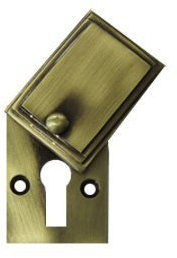 Signs and Numbers Antique Brass Escutcheon