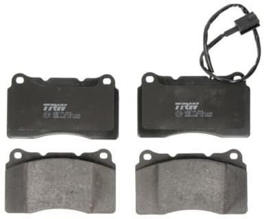 TRW GDB1645 Brake Pad Set of 4 Compatible for Alfa Romeo 156 SportWagon (932_) 1997-2006 Front Axle and Other Vehicles