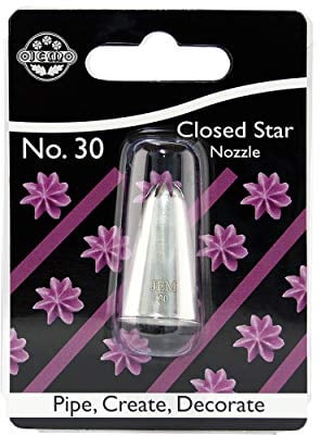 JEM NZ30 Douille Etoile Fermée, Acier Inoxydable, Argent, 2 x 2 x 3.5 cmNZ30