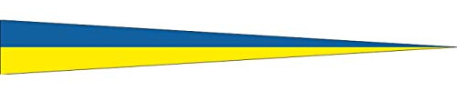 flaggenmeer® Wimpel Ukraine 160 g/m² ca. 30 x 200 cm