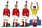 TIPP-KICK WM Classics World Champion England 1966 Player Set Football, Top Football, Star Football Goalkeeper I TIPP-KICK Accessories