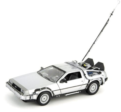 Back To The Future - Diecast Delorean Time Machine - 1:24 Scale