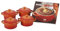 Le Creuset Petite Round casseroles Cadeau Lot de 4, 0.25 Litre