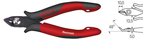WIHA 26833 - Alicates de corte transversal Electronic Z 46 0 03 138 mm Electronic Cod. Z46013803