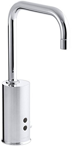 Kohler K-13473-CP Deck-Mount AC Powered Bathroom Faucet Less Drain 0.5GPM Chrome