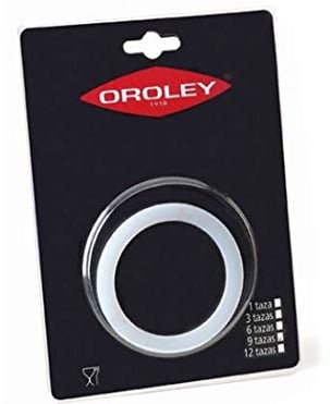 Oroley - Recambio Arandela Silicona para Cafetera Italiana de Aluminio, 9 Tazas