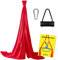 Diabolo Freizeitsport Vertikaltuch Set mit Triangelhalter 8 m in rot, Tips & Tricks Anleitung, Aerial Yogatuch