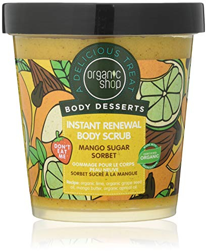 Organic Shop Body desserts Mango Sugar Sorbet Body Scrub 450ml