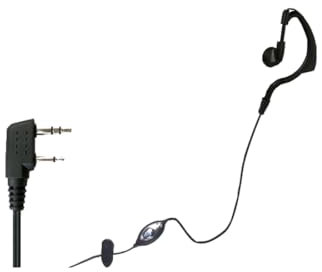 Microfono/Auricolare ad archetto Con connettore Kenwood per radio ricetrasmittenti POLMAR - MA-10