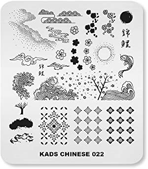 Alexnailart Stainless Steel Nail Stamping Template Manicure Nail Art DIY Decoration