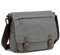 Imyth Messenger Bag for Men and Women, Retro Canvas Shoulder Bag Satchel For College fit 13.3 Inch Laptop (Grey)