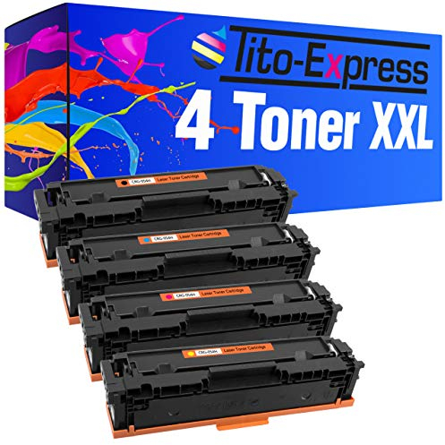 Tito-Express PlatinumSerie 4 Toner XXL MIT CHIP kompatibel mit Canon CRG-054H i-Sensys LBP 620 621CW 623CDW MF 640 640C 641CN 641CW 642CDW 643CDW 644CDW 645CX | Black 3.100