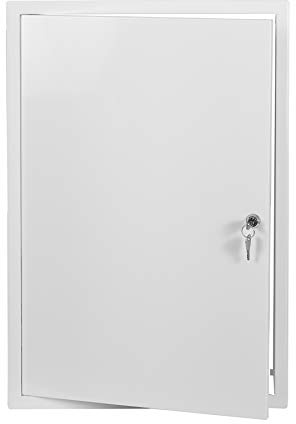 400x500mm 16x20'' White Metal Access Panel- Inspection Hatch, Access Door with Key Lock