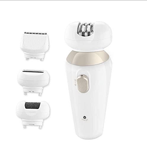 XIXIDIAN Remplacement des cheveux pour femmes, rasoir femme, épilateur électrique rechargeable de 4 en 1, coulisses Rouleaux de pierre de pierre de pierre et tondeuse à cheveux, épilation à bikini pou