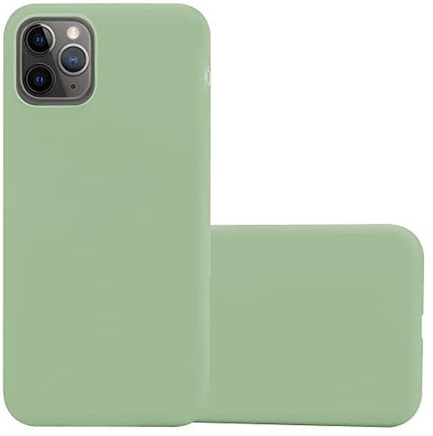 Cadorabo Custodia compatibile con Apple iPhone 13 MINI in CANDY PASTELLO VERDE - Morbida Cover Protettiva Sottile di Silicone TPU con Bordo Protezione - Ultra Slim Case Antiurto Gel Back Bumper Guscio