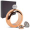 Rigrer Bracelet Hip Flask, Portable 304 Stainless Steel 3.5 oz Funnel Set with Liquids & Crystal Lid - Rose Gold Pocket Flask Alcohol Flask Gift for Women Valentine' s Day