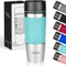 Milu Thermobecher mit Gravur 380ml Geschenkidee personalisiertes Geschenk Geburtstagsgeschenk Weihnachten für Männer Frauen Mama Papa Freundin (380ml, Türkis)