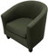 Highdi Sesselschoner Sesselüberwurf mit Elastisch Stretch Husse 2 Stück, Club Chair Schonbezug Sofabezug mit hoher Dehnung Sessel für Loungesessel Cocktailsessel (Armeegrün einfarbig)