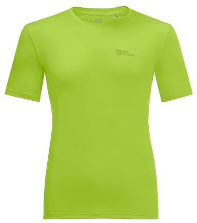 Jack Wolfskin Herren Tech M T Shirt Shortsleeve, Fresh Green, M EU