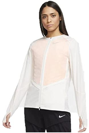 NIKE Storm-FIT Adv Run Division W DD6419-133 Veste en maille pour femme Blanc/corail Rose Taille L, blanc, L