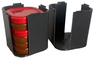 Lot de 2 tours de rangement pour couvercle de pot yaourtière Seb Multidélice (Blanc)