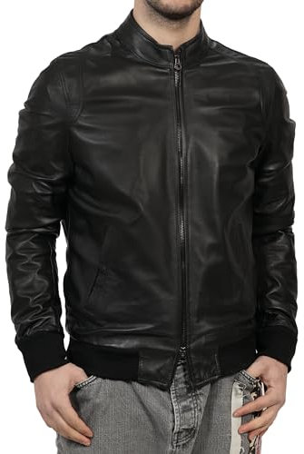 IMPERATRICE Giubbino bomber da uomo vera pelle made in Italy