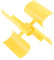 LUOFANG Mini Pala per turbina eolica ad ASSE Verticale Micro generatore di Pale Piccolo Set Giallo