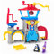 PAW Patrol Air Rescue - Pup Squad Flughafen Tower mit Fahrzeugstarter, Chase-Pup Squad Racer und Bürgermeister Figur, Spielzeug für Kinder ab 3 Jahren
