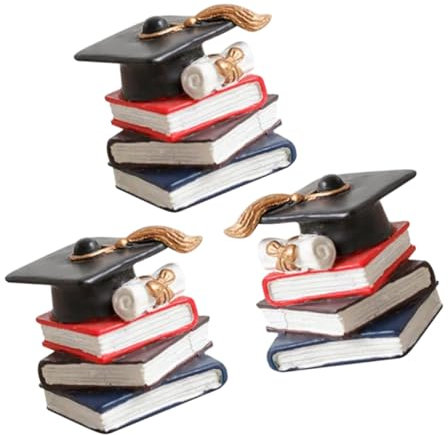 PHENOFICE 3 Stück Abschlusskuchendekorationen 2024 Abschlusskuchendekoration Kuchen Grad Partyzubehör