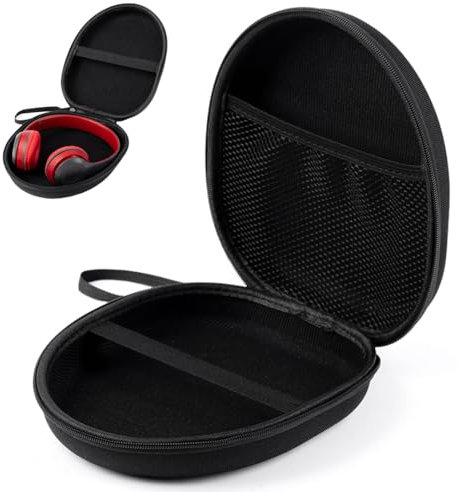 IKOPFLN Bolsa de almacenamiento para auriculares Caja de almacenamiento para auriculares Caja de almacenamiento para auriculares con cremallera Bolsa para auriculares