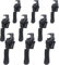 9 Stück Schwarzes Reißverschlussschieber, Reissverschluss Zipper, 3 Größen Reißverschluss Reparatur Set Fix Reissverschluss Zipper für Jacke, Gepäck, Rucksäcke, Schlafsack, Praktisches Zubehör