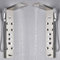 Thermostatic Mixer Shower Panel Rainfall Waterfall Massage Jets Shower Column Shower Faucet Shower Set-Black-Brushed_Nickle