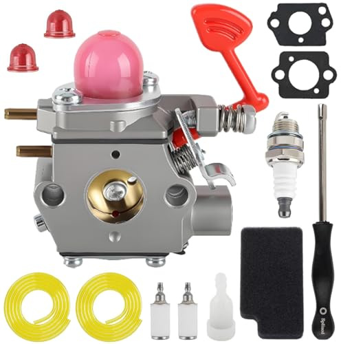 Qiuwanzia Carburatore WT-875 per Craftsman 25 CC 210 mph 200 mph Soffiatore a Benzina per Poulan PRO BVM200C BVM200VS P200C GBV325 P325 per McCulloch Mac GBV325 M325 MC200VS M320 Soffiatore