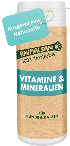 Vitamine & Mineralien bei erhöhtem Bedarf, Hund & Katze, 60 Tabletten | Ergänzungsfuttermittel mit Vitamin-B-Komplex & Mineralstoffen – Multivitamin-Tabletten zur täglichen Versorgung